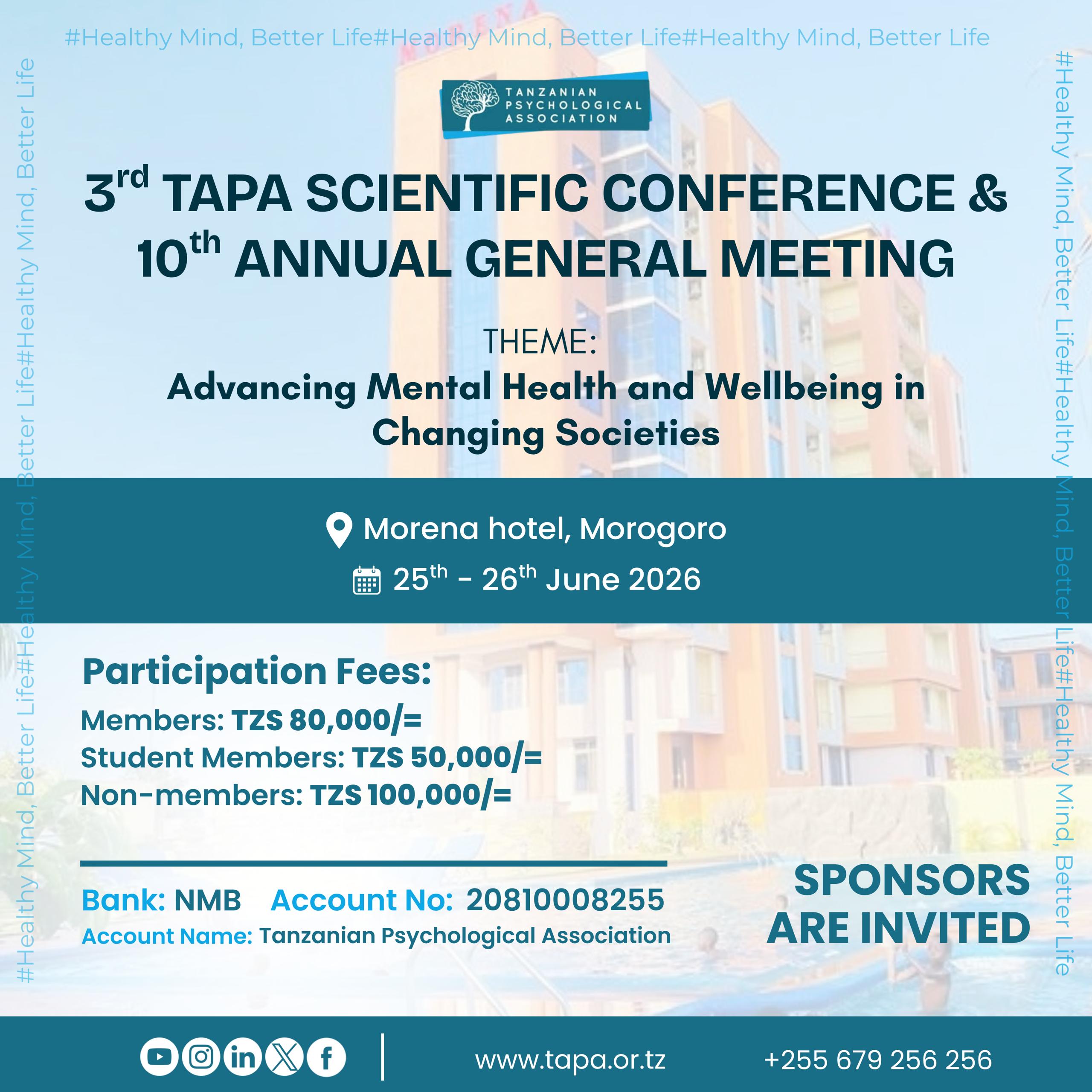 10th TAPA AGM PUBLIC NOTES